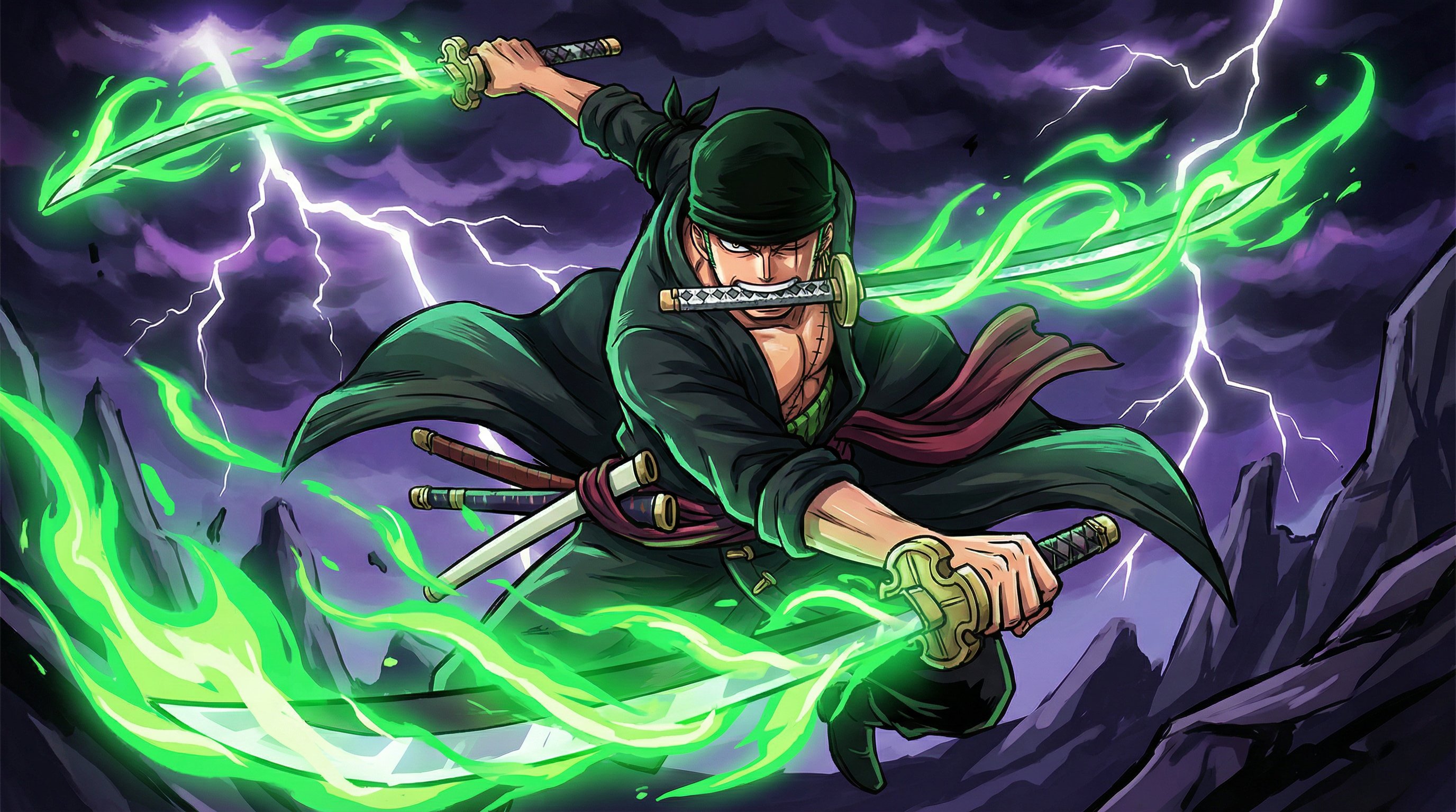 黄色仓库视频解说：索隆三刀流觉醒全纪录